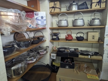 本物の南部鉄器も取扱っております！